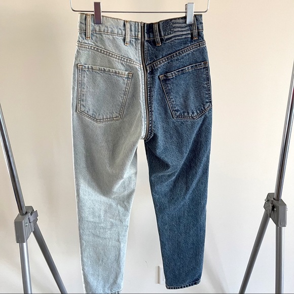 Revice Yin Yang Denim Zipper Jeans Size 24 - Picture 7 of 10